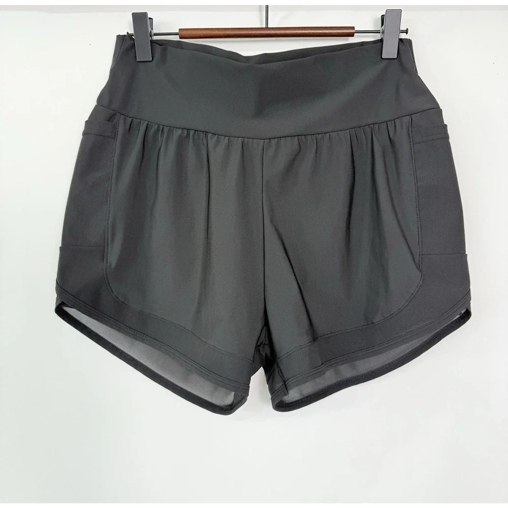 Fitkicks AirLight Track Shorts Womens Size‎ Medium Pull On Lined Stretch Pockets